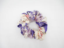 Load image into Gallery viewer, Eco Friendly Recycled Silk Kimono Scrunchies, Simple Kimono Hair Tie