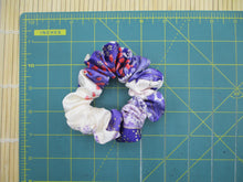 Load image into Gallery viewer, Eco Friendly Recycled Silk Kimono Scrunchies, Simple Kimono Hair Tie