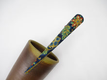 Load image into Gallery viewer, Colorful Statement Silk Fabric Simple Hair Slide, Kimono Accessory