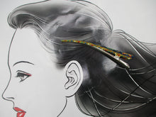 Load image into Gallery viewer, Colorful Statement Silk Fabric Simple Hair Slide, Kimono Accessory