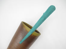 Load image into Gallery viewer, Japanese Kimono Long Alligator Clip, Ship from USA Turquoise Teal Blue