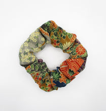Load image into Gallery viewer, Wabi Sabi Vintage Silk Kimono Scrunchies, Ship from USA Upcycled Gift Idea