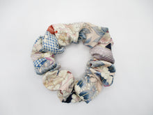Load image into Gallery viewer, Vintage Silk Kimono Scrunchie Upcycled Eco Friendly Gift Idea