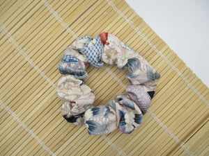 Vintage Silk Kimono Scrunchie Upcycled Eco Friendly Gift Idea