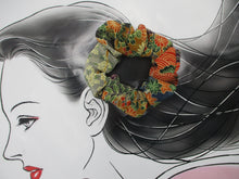 Load image into Gallery viewer, Wabi Sabi Vintage Silk Kimono Scrunchies, Ship from USA Upcycled Gift Idea