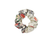 Load image into Gallery viewer, Elegant Floral Kimono Silk Scrunchies, Japanese Fabric