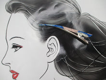 Load image into Gallery viewer, Statement Kimono Clip, Simple Long Alligator Metal Clip