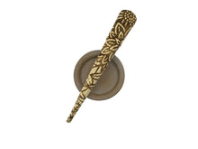 Load image into Gallery viewer, Kimono Long Minimalist Hair Accessory, Hair Slide Brown