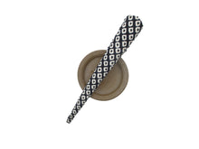 Load image into Gallery viewer, Almost Black Deep Dark Blue Shibori Kimono Fabric Alligator Hair Clip