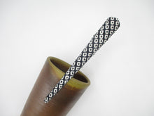 Load image into Gallery viewer, Almost Black Deep Dark Blue Shibori Kimono Fabric Alligator Hair Clip