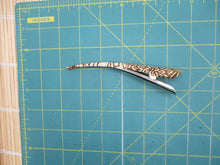 Load image into Gallery viewer, Kimono Long Minimalist Hair Accessory, Hair Slide Brown