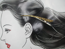 Load image into Gallery viewer, Kimono Long Minimalist Hair Accessory, Hair Slide Brown