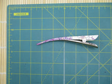 Load image into Gallery viewer, Pink Purple Blue Vintage Silk Kimono Silk Kimono Hair Clip, Ship from USA