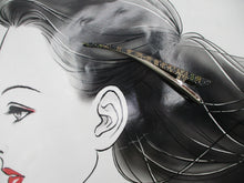 Load image into Gallery viewer, Unisex Long Alligator Clip, Uncycled Eco Friendly Gift Silk Kimono