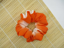 Load image into Gallery viewer, Orange Ombre Silk Kimono Scrunchies, Ship from USA