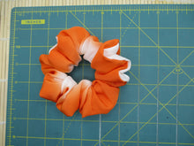 Load image into Gallery viewer, Orange Ombre Silk Kimono Scrunchies, Ship from USA