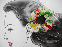 Load image into Gallery viewer, Upcycled Girls Kawaii OOAK Unique Kimono Scrunchies, Ship from USA