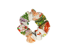 Load image into Gallery viewer, Colorful Elegant Silk Kimono Upcycled Scrunchies, Ship from USA
