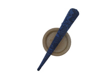 Load image into Gallery viewer, Blue Katazome Japanese Vintage Silk Simple Kimono Hair Clip