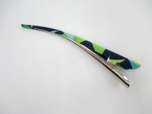 Load image into Gallery viewer, Hair Claw, Japanese Eco Friendly Silk Recycled Kimono Covered Hair Clip