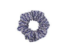 Load image into Gallery viewer, Purple Kawaii Silk Kimono Scrunchies, Japanese Vintage Fabric Hair Accessory