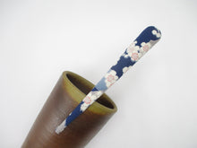 Load image into Gallery viewer, Pink Purple Blue Vintage Silk Kimono Silk Kimono Hair Clip, Ship from USA