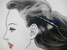 Load image into Gallery viewer, Long Kimono Clip, Japanese Silk Kimono Fabric Gift