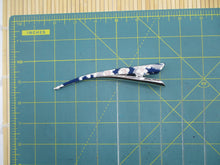 Load image into Gallery viewer, Pink Purple Blue Vintage Silk Kimono Silk Kimono Hair Clip, Ship from USA