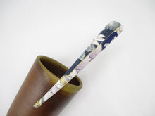 Load image into Gallery viewer, Elegant Upcycled Eco Friendly Kimono Hair Clip, 130mm Alligator Clip