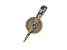 Load image into Gallery viewer, Blue Minimalist Hair Accessory 130mm Beak Style Upcycled Fabric Clip