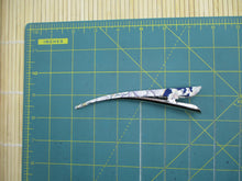 Load image into Gallery viewer, Elegant Upcycled Eco Friendly Kimono Hair Clip, 130mm Alligator Clip