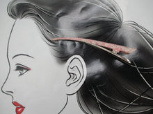 Load image into Gallery viewer, Sakura Pink Cherry Blossoms Kawaii Hair Claw, Alligator Clip, 130mm 5 1/8 inch