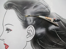 Load image into Gallery viewer, Japanese Silk Fabric Hair Claw, Kimono Clip