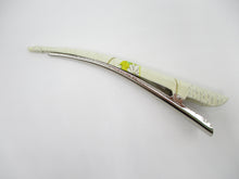 Load image into Gallery viewer, Light Yellow Kimono Clip, Kawaii Minimalist Hair Stick 130mm Metal