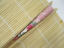 Load image into Gallery viewer, Silk Kimono Big Hair Clip, 130mm Lovely Pink Hair Claw