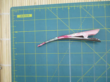 Load image into Gallery viewer, Silk Kimono Big Hair Clip, 130mm Lovely Pink Hair Claw