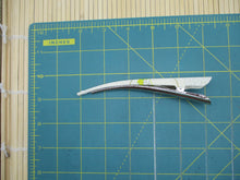 Load image into Gallery viewer, Light Yellow Kimono Clip, Kawaii Minimalist Hair Stick 130mm Metal