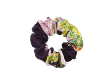 Load image into Gallery viewer, Vintage Silk Kimono Fabric Scrunchies, Japanese Hair Tie Statement