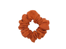 Load image into Gallery viewer, Burnt Orange Solid Kimono Scrunchie Eco Friendly Ship from USA