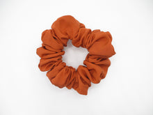Load image into Gallery viewer, Burnt Orange Solid Kimono Scrunchie Eco Friendly Ship from USA