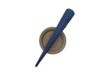 Load image into Gallery viewer, Blue Rinzu Kimono Vintage Silk Fabric Hair Clip, 130mm 5 1/8 inch