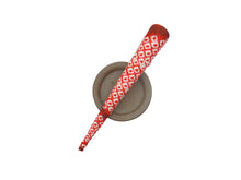 Load image into Gallery viewer, 130mm 5/18 inch Kimono Alligator Hair Clip, Long Beak Clip, Red Shibori