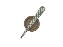 Load image into Gallery viewer, Light Blue Kimono Clip, Japanese Silk Fabric Metal Hair Accessory