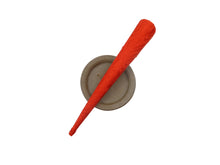 Load image into Gallery viewer, Orange Minimalist Hair Clip, Upcycled Kimono Fabric Hair Accessory