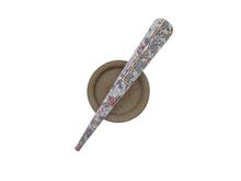 Load image into Gallery viewer, Floral Elegant Japanese Kimono Fabric Alligator Hair Clip Gray Ship from USA