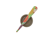 Load image into Gallery viewer, Orange Long Kimono Hair Clip, Vintage Silk Fabric Japanese Accessory