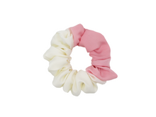 Load image into Gallery viewer, Kawaii Pink Accent Cream White Kimono Scrunchies