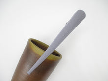 Load image into Gallery viewer, Solid Light Gray Upcycled Silk Kimono Hair Clip, Ship from USA 5 1/8 inches