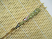 Load image into Gallery viewer, Yellow Brown Kimono Clip, 130mm Eco Friendly Upcycled Hair Clip