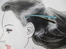 Load image into Gallery viewer, Unisex Long Alligator Clip, Uncycled Eco Friendly Gift Silk Kimono